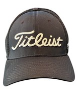 Titleist Pro V1 FJ FootJoy Golf Black Mesh Flex Stretch L/XL Fitted Hat Cap - $18.63 CAD