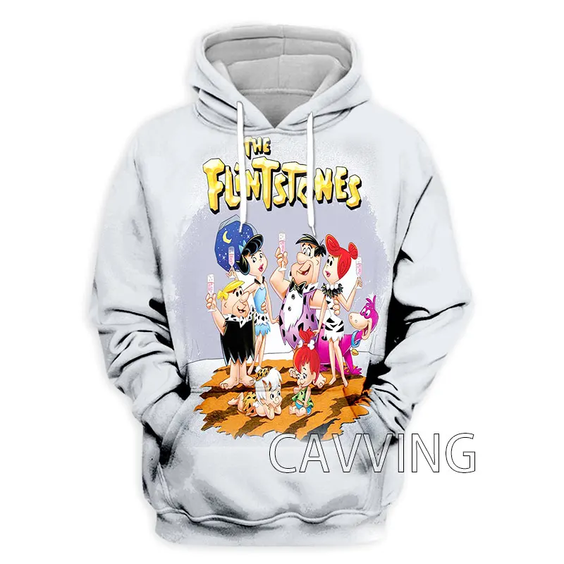 The Flintstones 3D Printed Fashion Hoodies Sweatshirts Harajuku Hoodie Sweatshir - £103.85 GBP