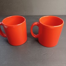 Waechtersbach  W Germany Mug Set of 2 Cherry Red Mottled Accents Coffee Cups VTG - £13.29 GBP