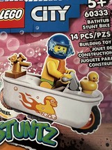 LEGO City Bathtub Stunt Bike 60333 Building Set (14 Pieces) - £11.75 GBP