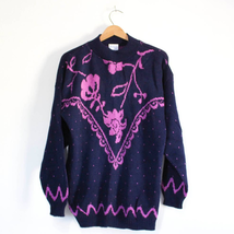 Vintage Floral Sweater Large - £44.85 GBP