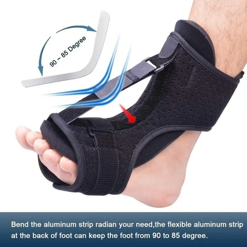 Adjustable Plantar Fasciitis Night Splint Foot Drop Orthosis Stabilizer Brace Su - $25.00