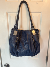 Tieganello blue leather purse  shoulder bag - $44.55