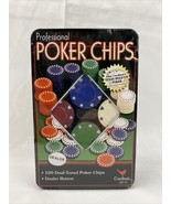 Cardinal Professional Poker Chips Set, 100 Pieces 11.5g with Dealer Chip... - $6.97