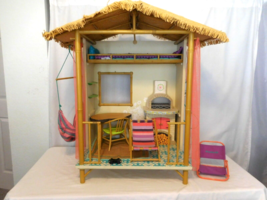 American Girl Lea Clark&#39;s Rainforest Hut Bamboo House Furniture Accessories - $173.25