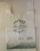 Non-Woven Reusable White with Ass&#39;t Thank You Designs Grocery Bag Tote 5... - $1.44