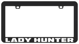 Lady Hunter Liquor Funny License Plate Frame - £5.46 GBP