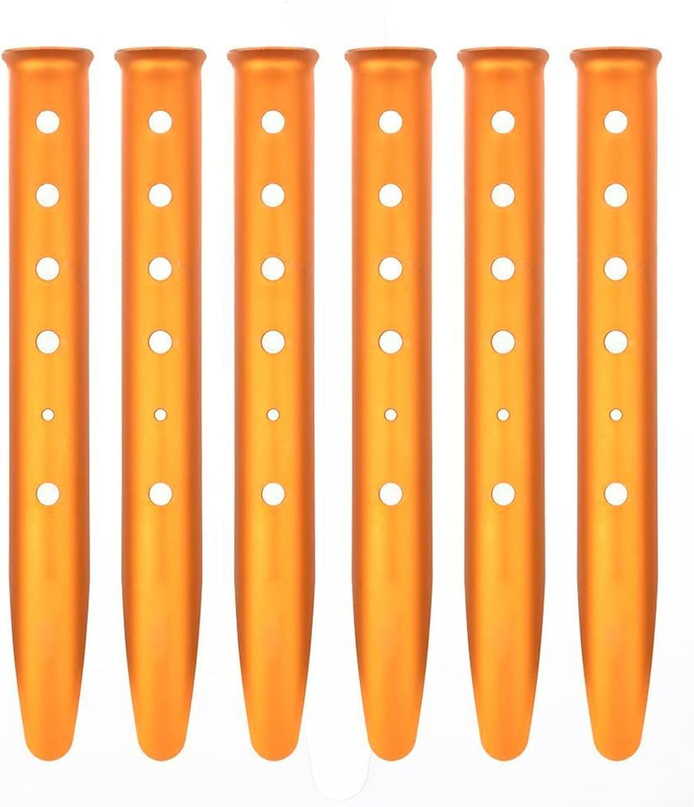 Aluminum Tent Stakes Heavy Duty - 6Pcs Ground Stakes Heavy Duty Camping ... - $33.99