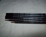 6 Vintage Eberhard Faber Ebony Jet Black Extra Smooth 6325 Pencils new &amp;... - $29.69