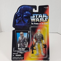 Star Wars Han Solo in Hoth Gear Power of the Force RED CARD Action Figur... - $13.09