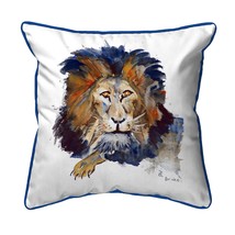 Betsy Drake Lion Large Indoor Outdoor Pillow 18x18 - £36.83 GBP