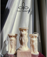 Luxury Greek Goddess Sculpture Candle | Handmade Decorative | Free USA S... - $64.49 CAD