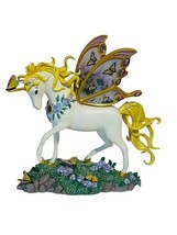 Unicorn Figurine Pegasus Hamilton Collection Flights Fancy Graceful Eleg... - £73.98 GBP