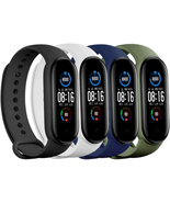 Leonglzt(4/5/8 PACK) Xiaomi Mi 5/6/7 Strap/Amazfit Band 5/6 Replacement ... - £9.92 GBP