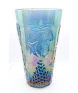 Indiana Blue Colony Harvest Grape Tumbler Drinking Carnival Glass - £7.05 GBP