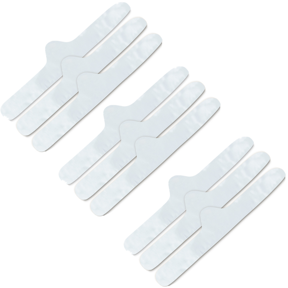 100% Pure Bamboo Cotton Bra Liner (White, 9-pk, S) - Wicking, Antibacterial