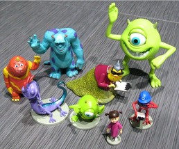 Disney Pixar Monsters Inc Sully Randall Roz Mike Boo Fungus Figure Lot - $49.99