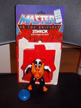 Vintage 1984 Masters Of The Universe Stinkor Figure Complete With Cardback - $34.99