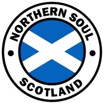 x2 Circular 12cm Vinyl Window Stickers Northern Soul Scotland car wigan ... - $7.47