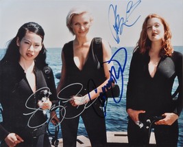 Charlie&#39;s Angels Cast Signed Photo X3 - Cameron Diaz, Drew Barrymore, Lucy Liu C - £258.89 GBP