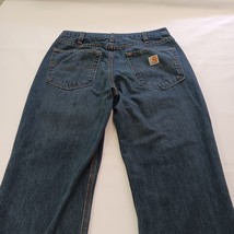 Carhartt 101483-968 Men's Blue Cotton Blend Relaxed Fit Denim Jeans Size (32×28) image 12