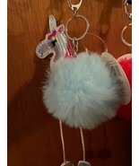 1 Blue Unicorn Puffy Keychains *NEW* vv1 - $10.88 CAD