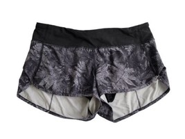 Lululemon Speed Up Shorts Size 8 Multi Color Gray Black - $25.03