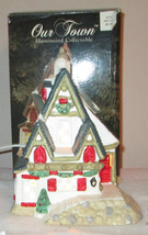 Vintage OUR TOWN Illuminated Christmas Collectable; Hawthorne Cottage; W... - €16,32 EUR