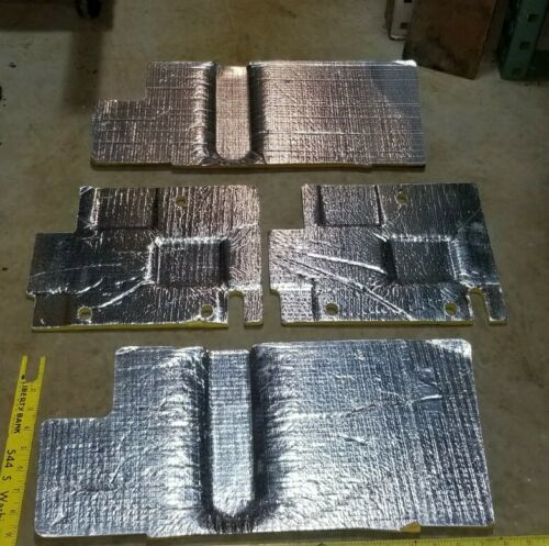 4 pc lot ONAN GENERATOR HEAT SHIELD INSULATION 9.5&quot; × 20&quot; &amp; 9.5&quot;×12&quot; doo... - $66.76
