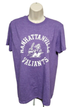 Manhattanville College Valiants Womens Medium Purple TShirt - £11.86 GBP