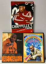 Lot of 3 Dave Chappelle DVDs Killin&#39; Them Softly, Block Party, Show Season One - £10.38 GBP