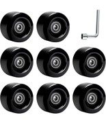 TOBWOLF 8 Pack 58mm x 32mm / 65mm x 36mm OUTDOOR Quad Roller Skate Wheel... - £18.57 GBP