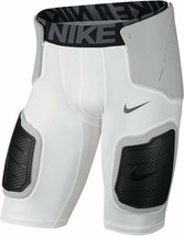NWT $70 Nike Hyperstrong Pro Football 5 Padded Shorts White AQ2732 Men&#39;s Sz 4XL - $36.99