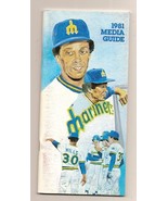 1981 Seattle Mariners Media Guide MLB Baseball - $64.54 CAD