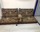 SOFA Cushion Kilim Corner Set pillows Lounge Couch Cover With Filled Spo... - $385.11