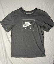 Nike T Shirt Men’s Size Medium Dri Fit Short Sleeve Gray Swoosh - $14.85