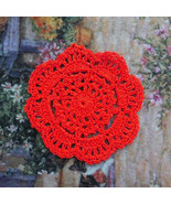 4pcs Red Hand Crochet Lace Doilies Placemats for Table Decoration 4inch ... - €7,64 EUR 4pcs Red Hand Crochet Lace Doilies Placemats for Table Decoration 4inch ... - €7,64 EUR