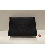Dior Beauty Black Makeup Bag Pouch Dior Logo Small Travel - £22.11 GBP
