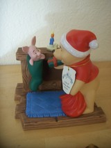 Disney Winnie the Pooh &amp; Friends “A Bit of Holiday Cheer” Figurine  - £31.24 GBP