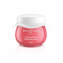 2 x Dot &amp; Key Lip Plumping Sleeping Mask Vitamin C + E For Women And Women 15 ml - £17.68 GBP