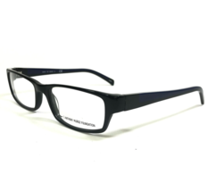 Anthony Munoz Foundation Eyeglasses Frames T4 2001 BLACK Navy Blue 54-18-140 - £36.50 GBP