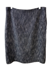Talbots Petites Pencil Skirt Womens 10P Black White Lined Cotton Blend O... - £13.59 GBP