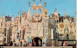 Late 70s Early 80s Disneyland It&#39;s a Small World Postcard Posted Used - £9.68 GBP