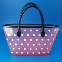 Disney ily 4ever Inspired By Minnie Mouse Pink Beach Tote Bag White Polka Dots - £6.42 GBP