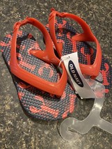 New Old Navy Lobster Flip Flop Thong Sandal Toddler Size 6 Beach Navy Red - £3.96 GBP