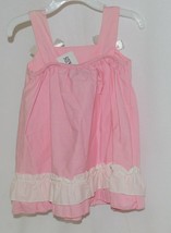 SK Spunky Kids Pink White Ruffle Sun Dress Size 80cm or 1 to 2 Year Old image 2