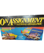 On Assignment with National Geographic Board Game Complete 1990 Geograph... - $19.79