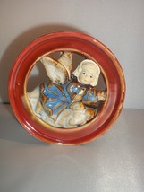 Gifts of Faith Porcelain ANGEL Candle Holder Figurine Blue Red Brown New - $243.66 MXN