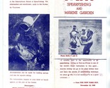 HAITI Spearfishing and Marine Garden Brochure with Port Au Prince Map 1950 - £62.21 GBP