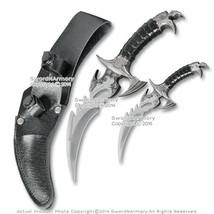 Twin Fantasy Dragons Daggers Short Blade Sword with Carrying Sheath - €13,73 EUR